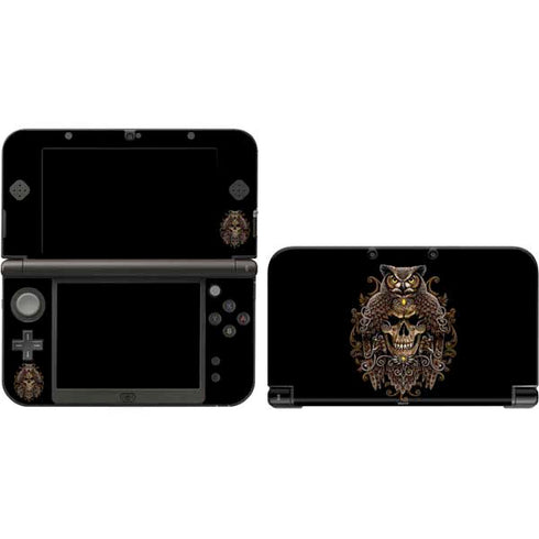 Skull and Owl by Sarah Richter Nintendo Skins